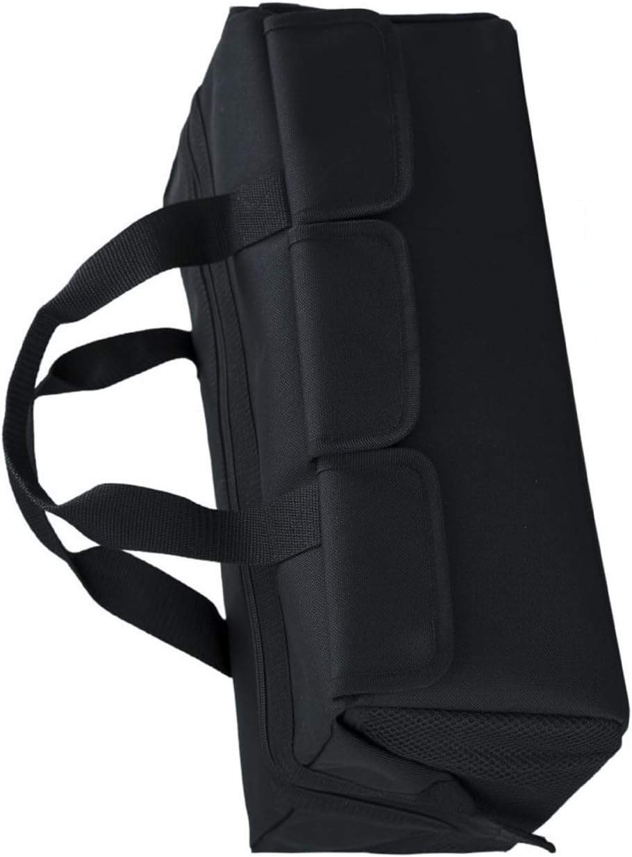 Mallette de transport d ' outils professionnelle avec fermeture éclair sécurisée et prise confortable pour les passionnés
