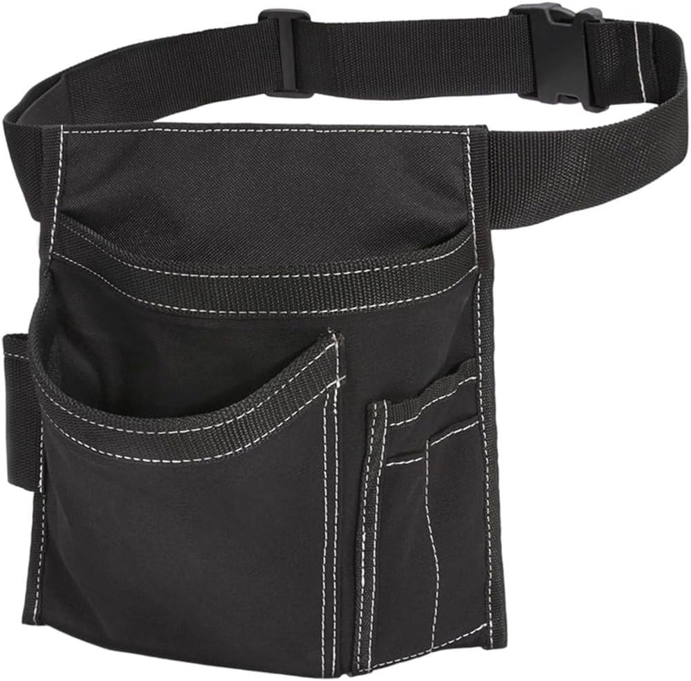 Ceinture Porte-Outils Multifonctionnelle en Toile Robuste, Idéale pour Ranger Les Outils De Travail du Bois De L'atelier.