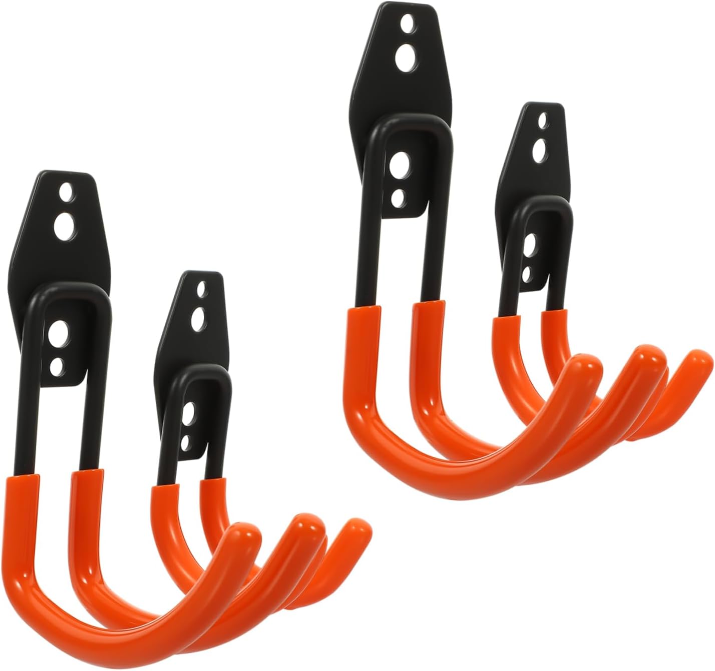 Housoutil 4pièces Crochets Muraux Robustes Pour Garage Organisation Outils Fixation Murale