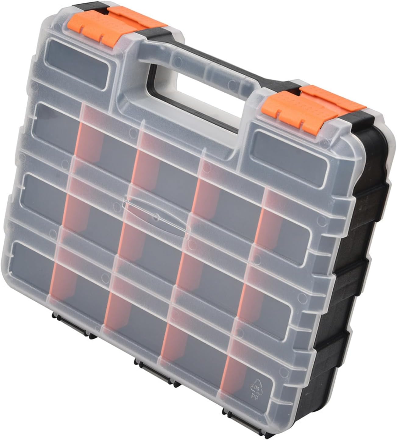 Boîte à outils double face pour ranger les petites pièces