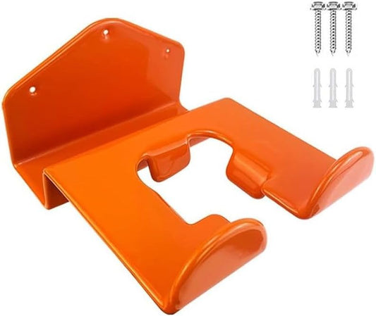 SEIWEI Support de désherbant en métal robuste pour coupe-herbe, taille-haie (orange)