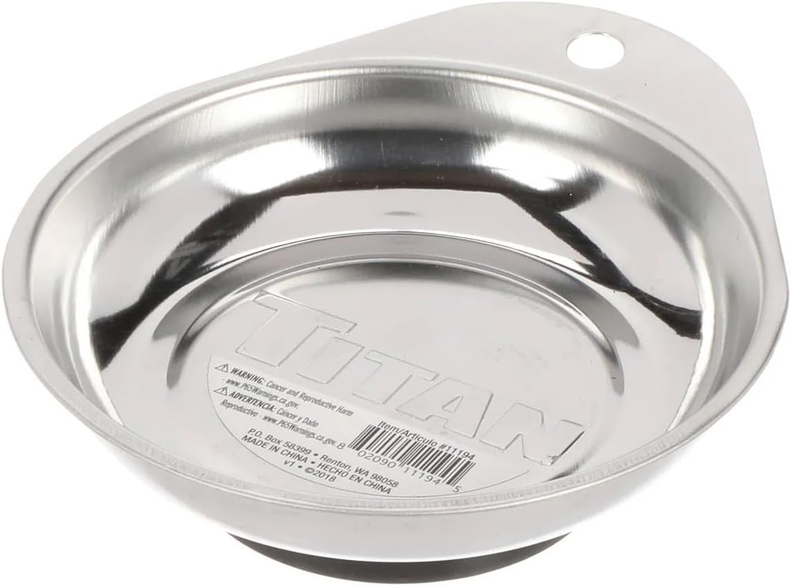 Titan 11194 Outils Mini Plateau magnétique Pièces – Multicolore