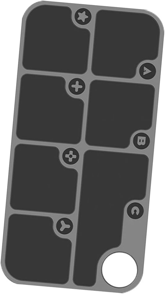 Plateau de rangement à vis anti-roulement pour tablette