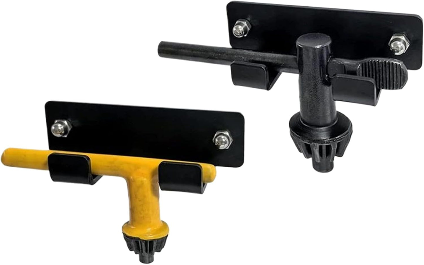 Porte-Clé à Choc Magnétique,2 Pièces Support Métallique pour Clé de Mandrin Murale | Organisateur d'Outils pour Tour à Bois et Atelier