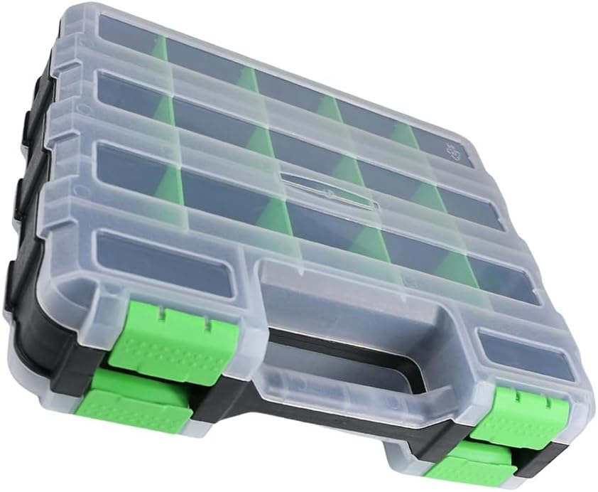 Boîte de rangement pour outils de pêche de grande capacité