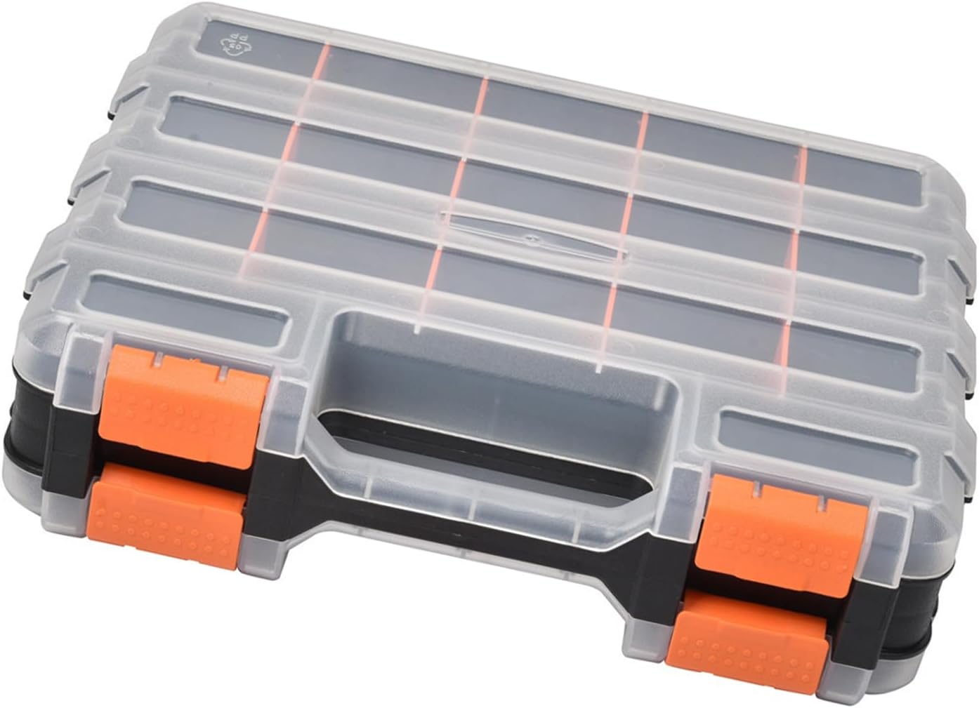 Boîte à outils portable double face pour vis et petites pièces