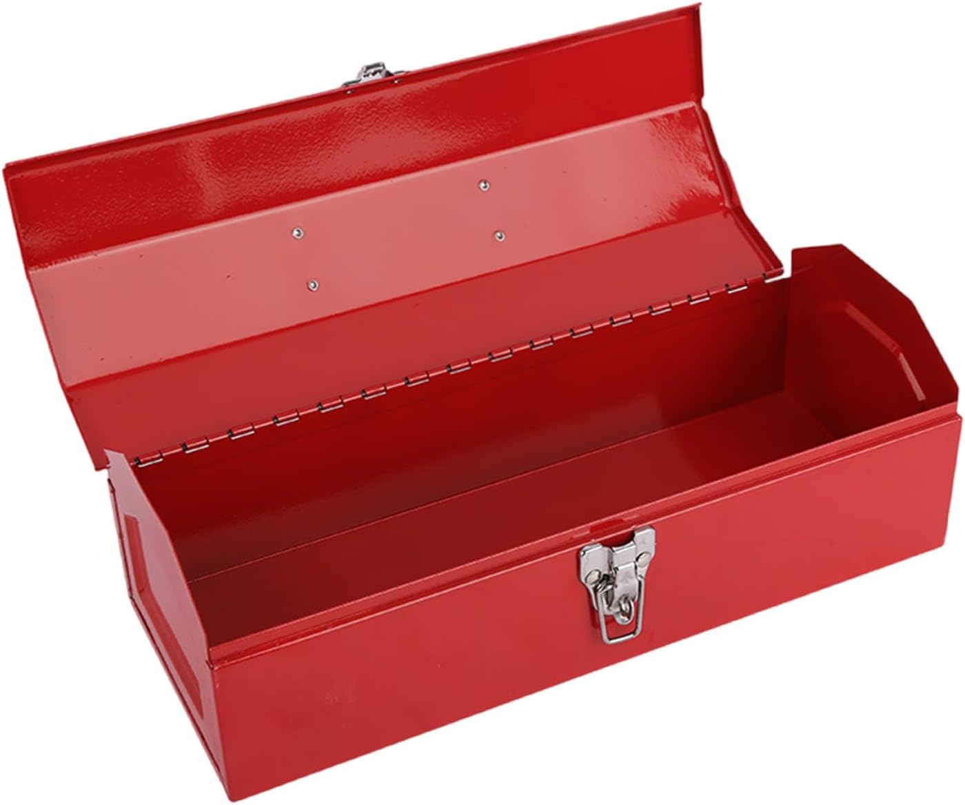 Boîte à outils robuste rouge avec poignée portable pour voiture et maison