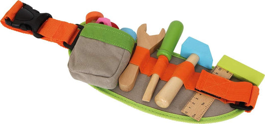 small foot Ceinture à outils réglable avec outils et accessoires de jeu colorés en bois, dès 3 ans, 4745
