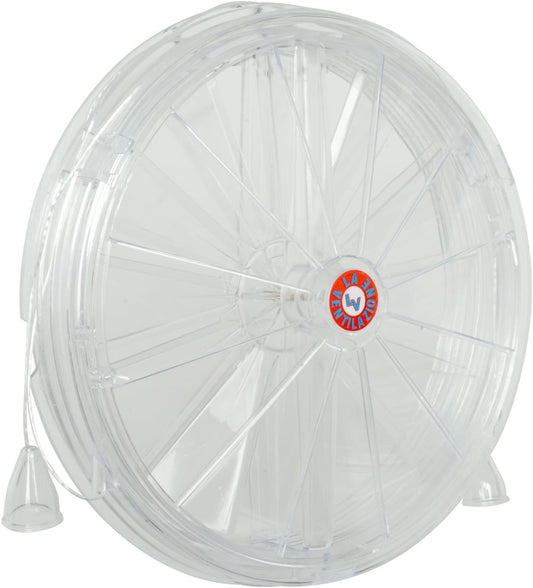 La Ventilazione AE200 Thermal Aerator for Window Opening and Closing Funicels, Diameter 210 mm, Transparent Imitation Glass