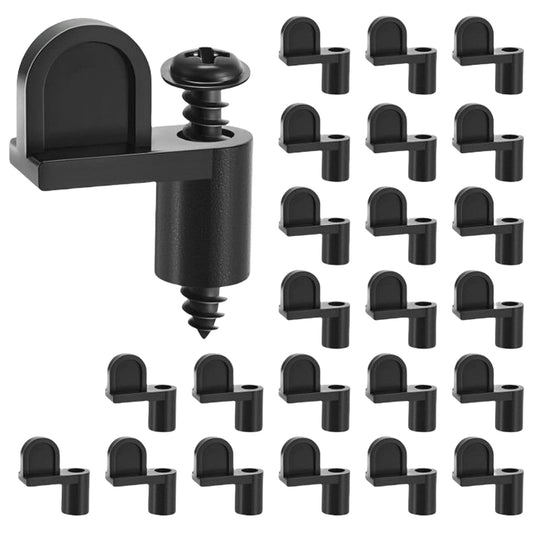 Attaches De Fenêtre Pour Moustiquaire, 24 Pièces Fixations De Retenue Pour Moustiquaires Quincaillerie, Matériel Résistant Aux Intempéries Pour Réparation D Habitation Fixation Serrée