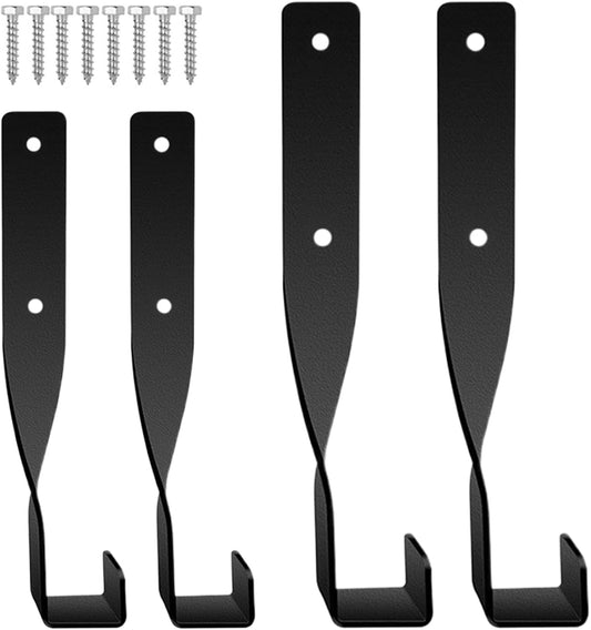 Générique Porte-Tronçonneuse, Range-Tronçonneuse avec Crochet de Rangement, Structure Métallique Verticale Antirouille pour Garage, Camion, Quad et Jardin Extérieur