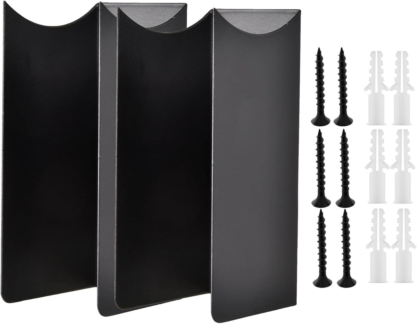 Range-outils de jardin,Lot de 2 supports en acier antidérapants | Rack de rangement pour garage,Pour sous-sol, maison, magasin de bricolage, remise, jardin, pelouse, camping-car, sports