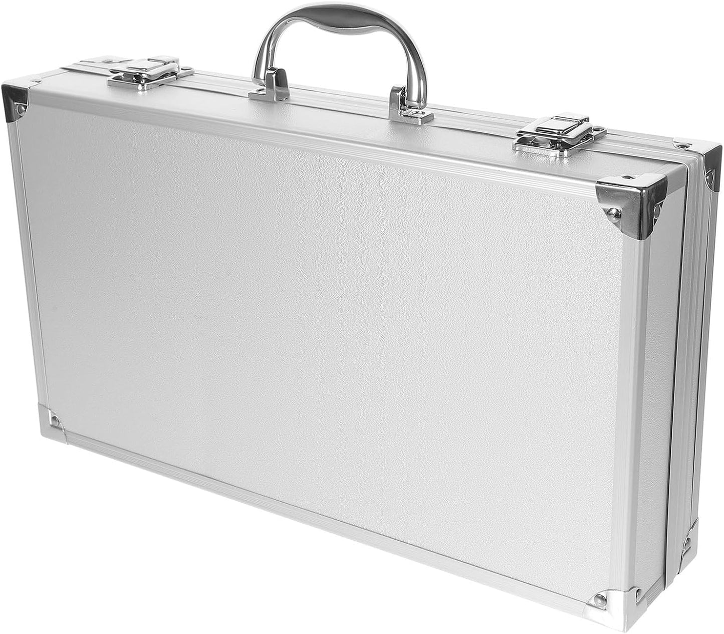 YARNOW Mallette Rigide en Alliage D'aluminium Blanche Grosse Capacité, Légère et Facile à Transporter, pour Outils et Usage Extérieur