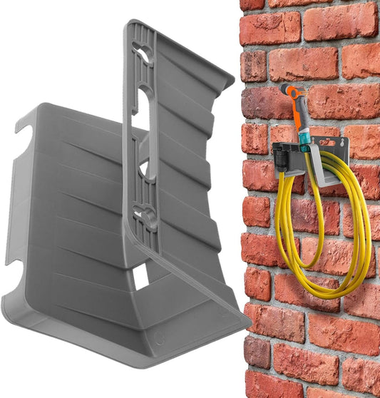 Générique Porte-Tuyau De Jardin - Support Mural Résistant - Porte-Tuyaux d'Extérieur,Pour Tube, Buse, Terrasse, Rampe, Clôture, Maison, Piscine, Camping-Car, Balcon, Garage, Marine, Tracteur